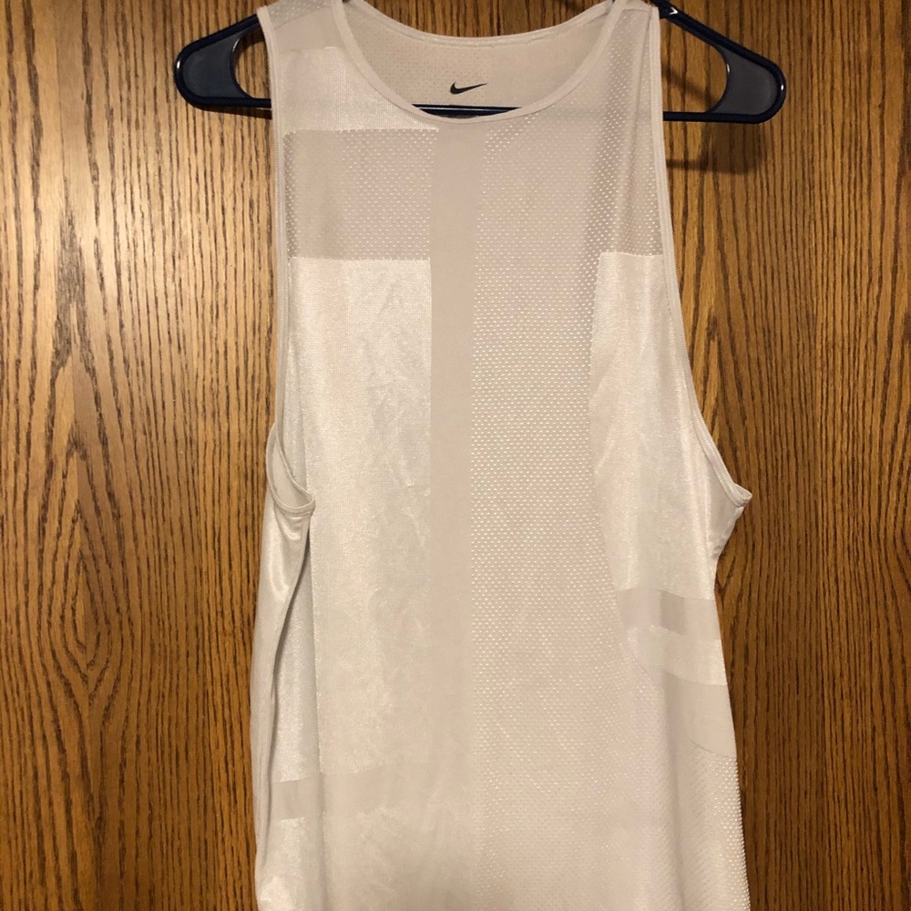 Nike white tank top